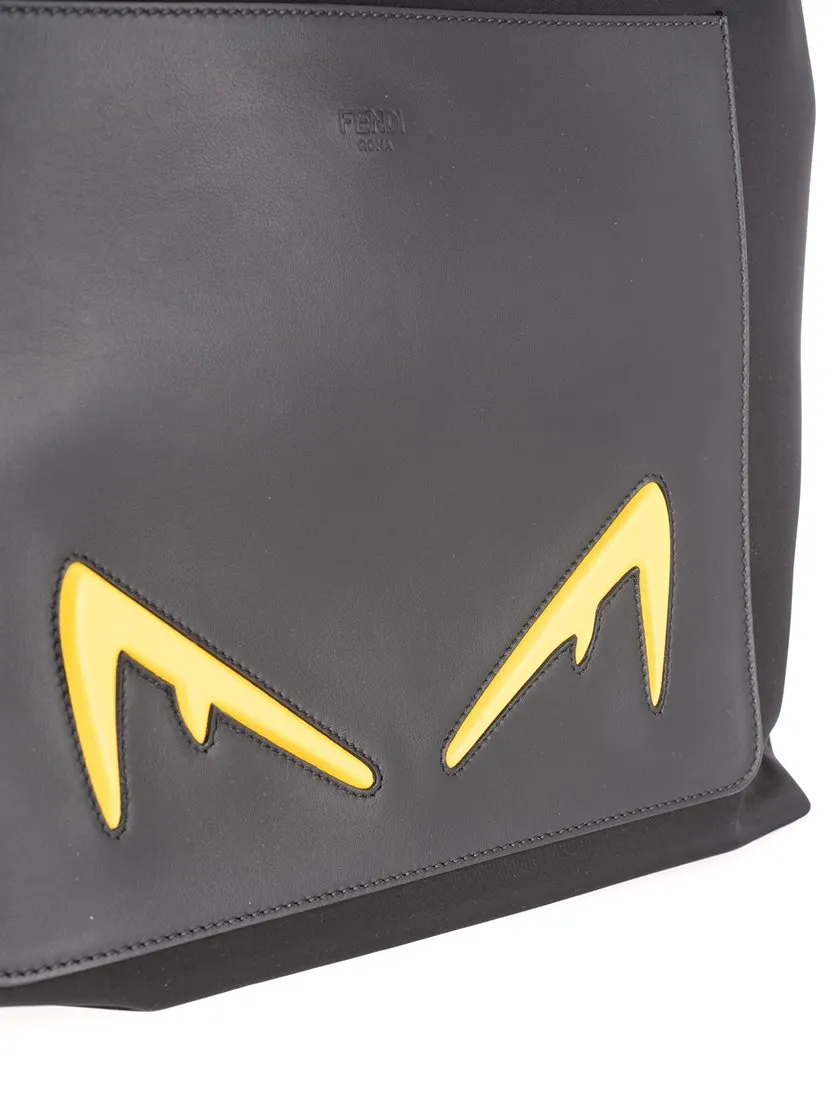 Fendi Graphic Printed Top Handle Bag