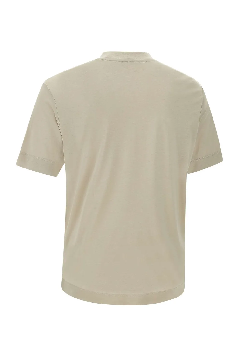 Emporio Armani Logo Embroidered Crewneck T-Shirt