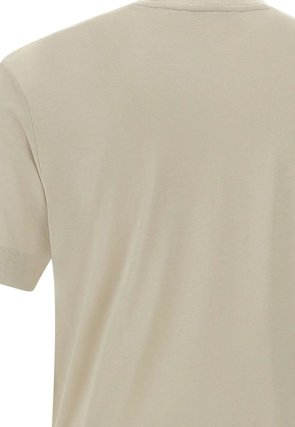 Emporio Armani Logo Embroidered Crewneck T-Shirt