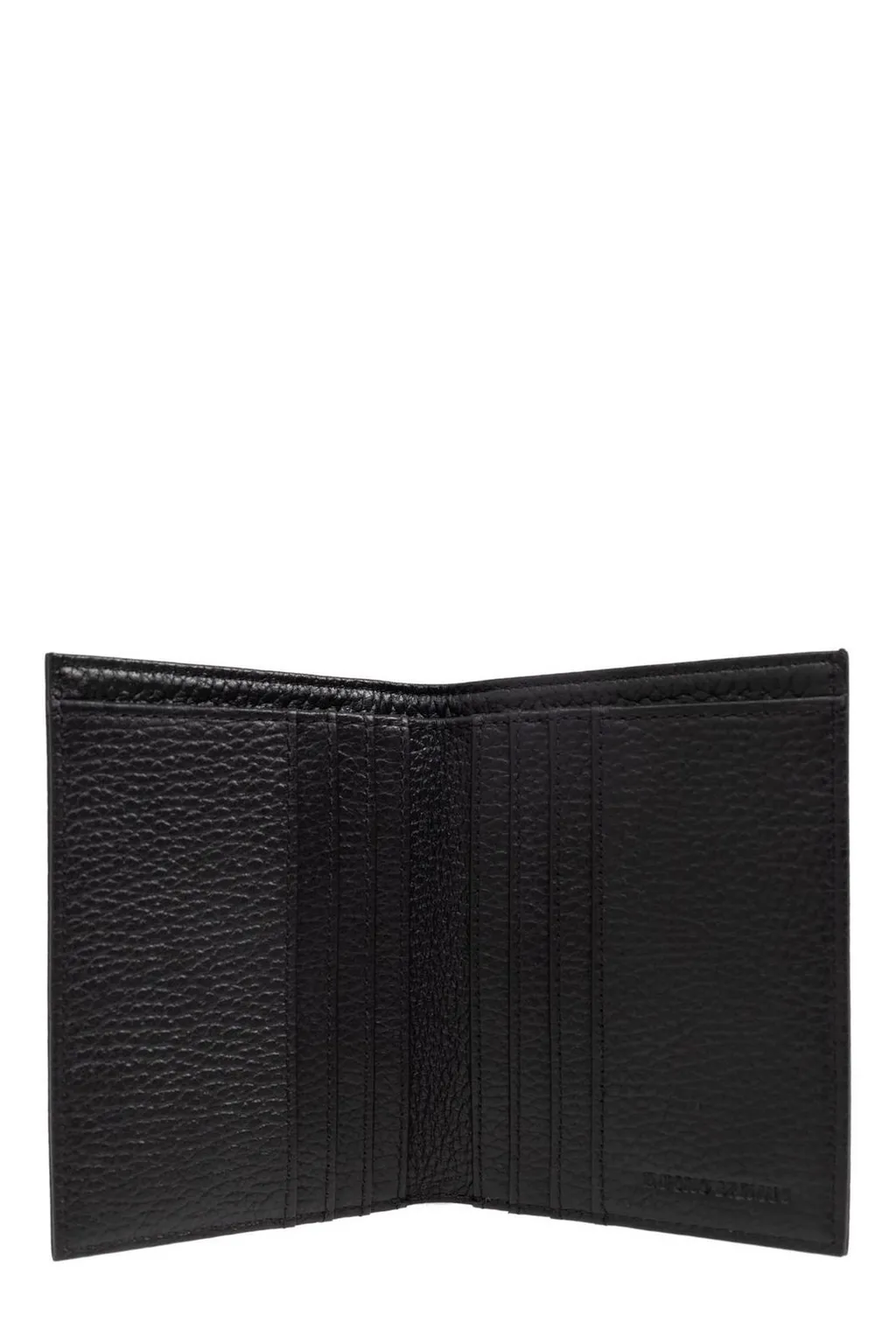 Emporio Armani Logo Embossed Bi-Fold Card Case