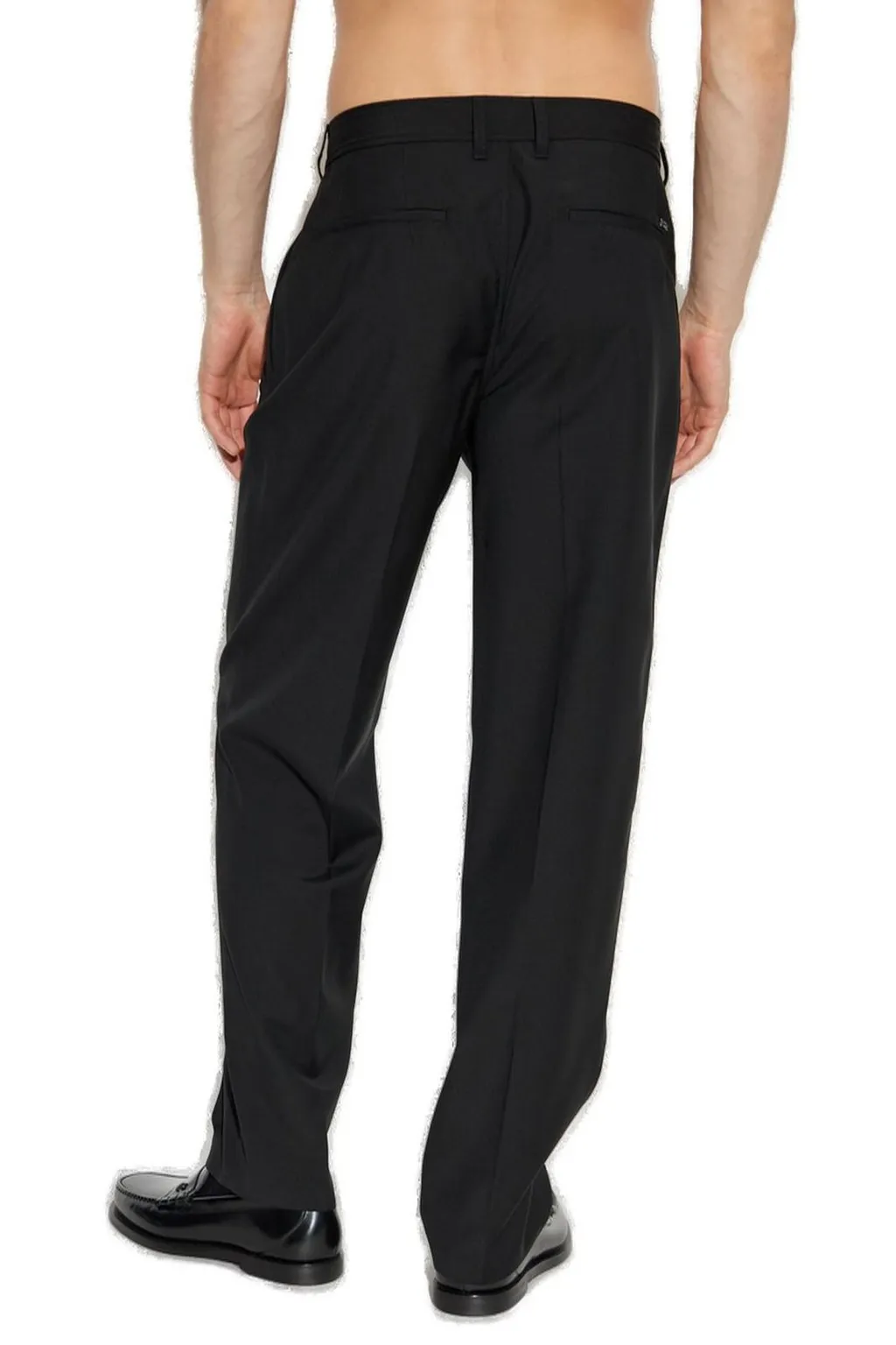Emporio Armani Pleat Detailed Tailored Trousers
