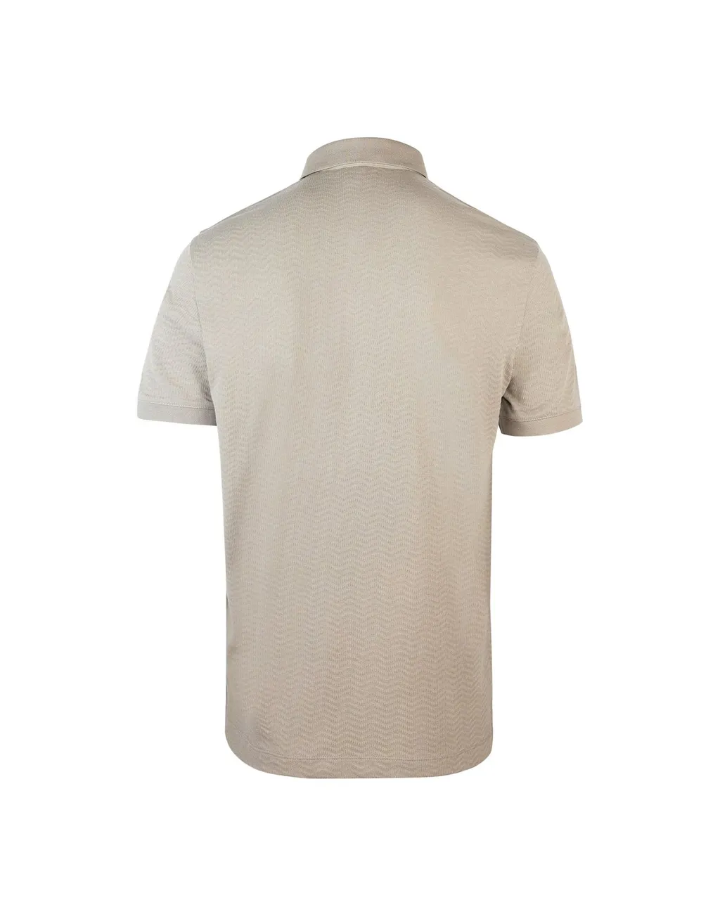 Emporio Armani Short Sleeved Jacquard Polo Shirt