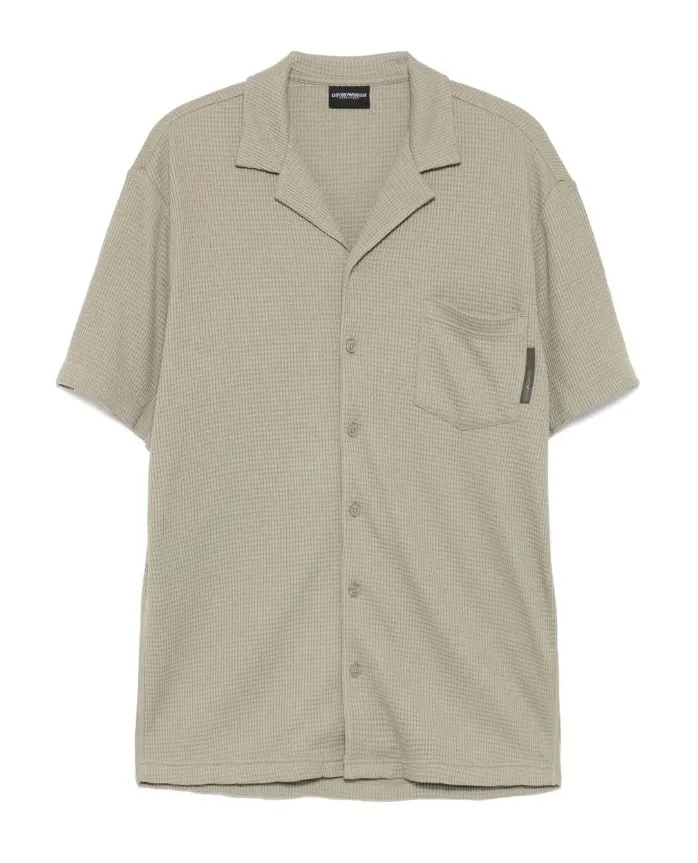 Emporio Armani Short Sleeved Button-Up Shirt