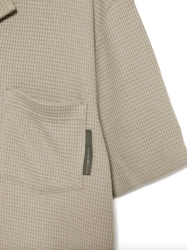 Emporio Armani Short Sleeved Button-Up Shirt