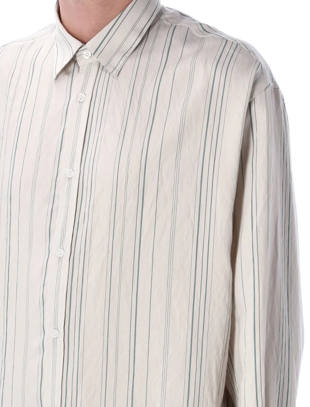 Emporio Armani Buttoned Striped Shirt