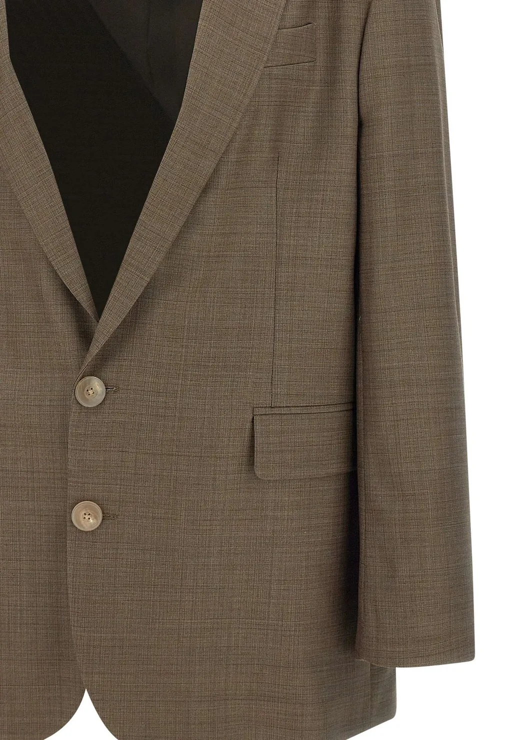 Emporio Armani Single Breasted Check Patterned Blazer