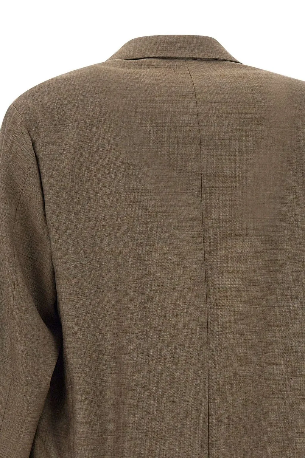 Emporio Armani Single Breasted Check Patterned Blazer