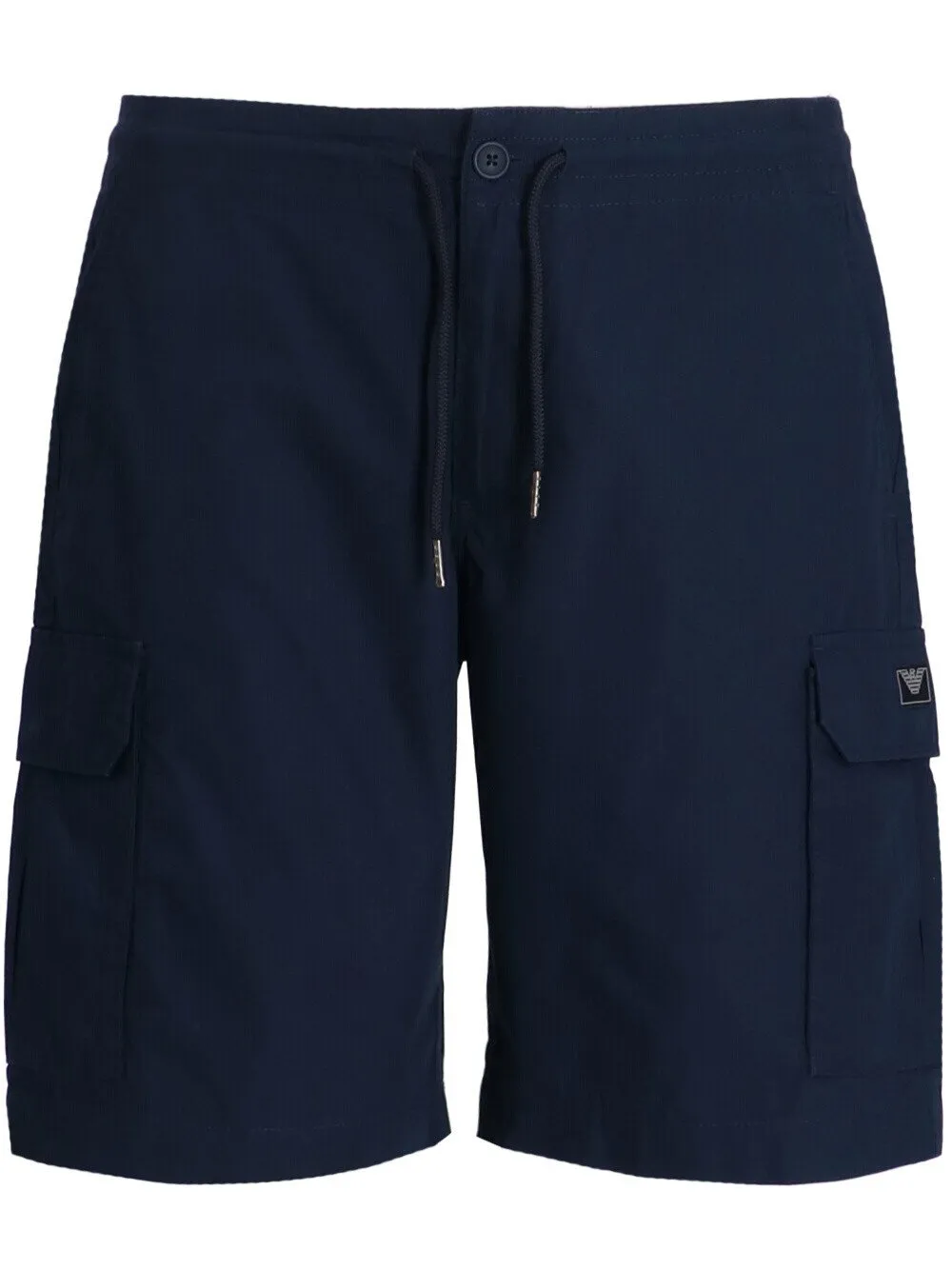 Emporio Armani Button Detailed Drawstring Shorts