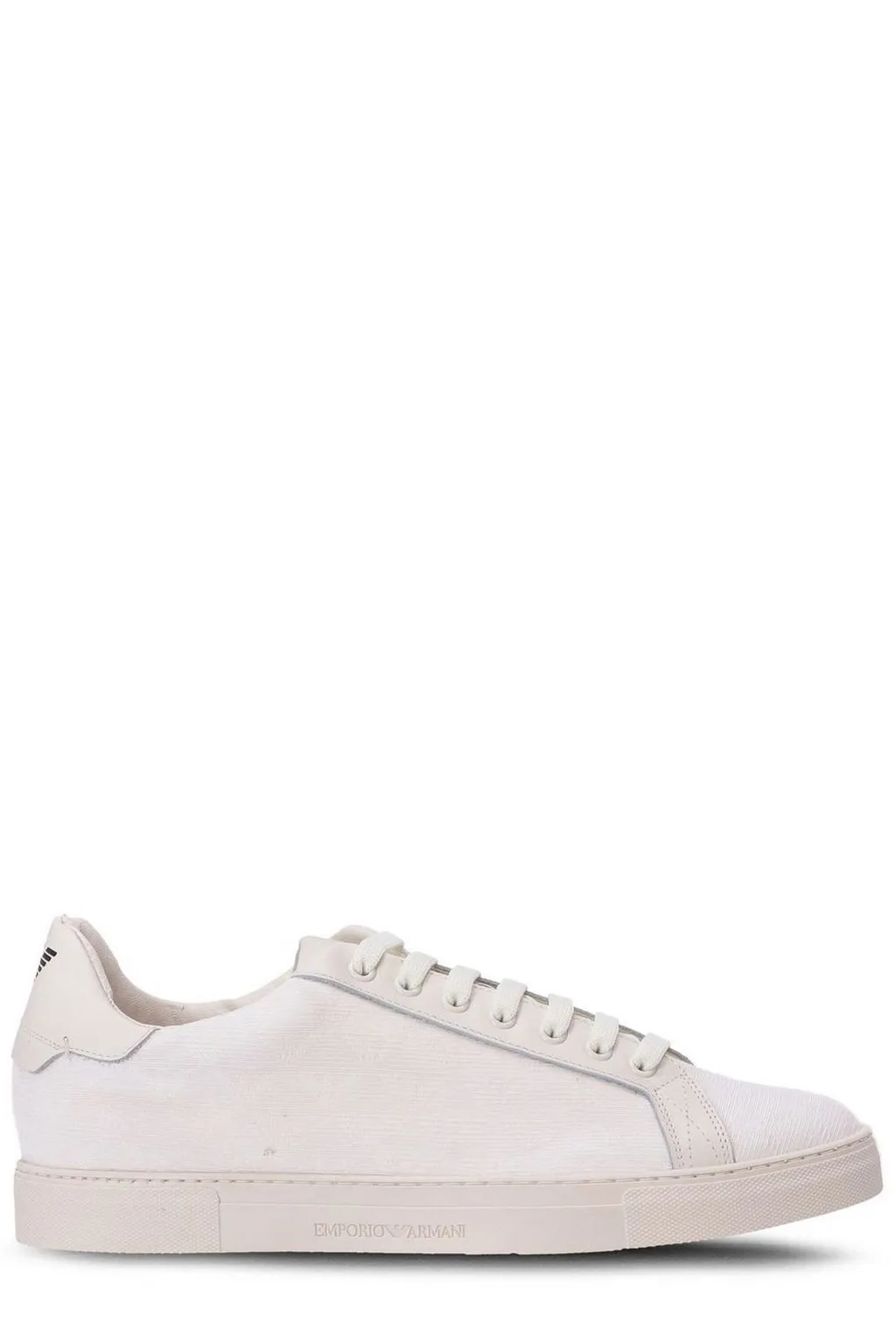 Emporio Armani Logo Printed Lace-Up Sneakers