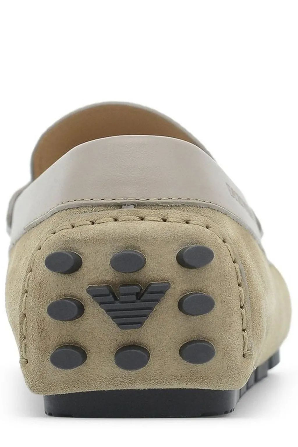 Emporio Armani Multi-Striped Driving Loafers