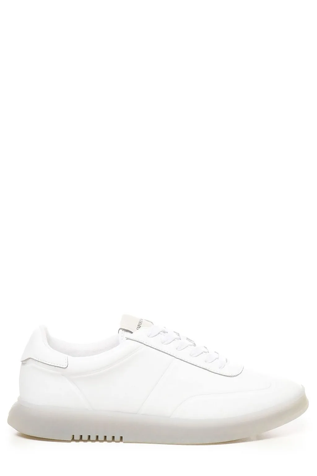 Emporio Armani Logo Patch Lace-Up Sneakers