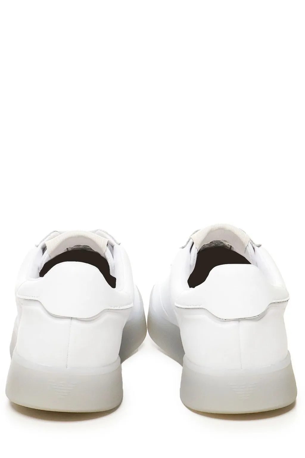 Emporio Armani Logo Patch Lace-Up Sneakers