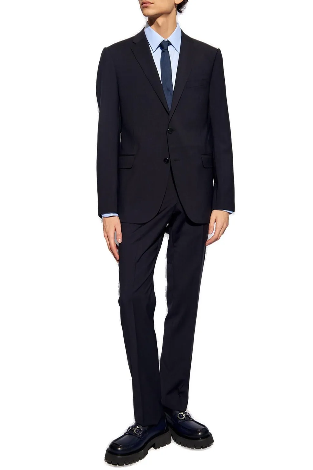 Emporio Armani Single-Breasted Tailored Suit