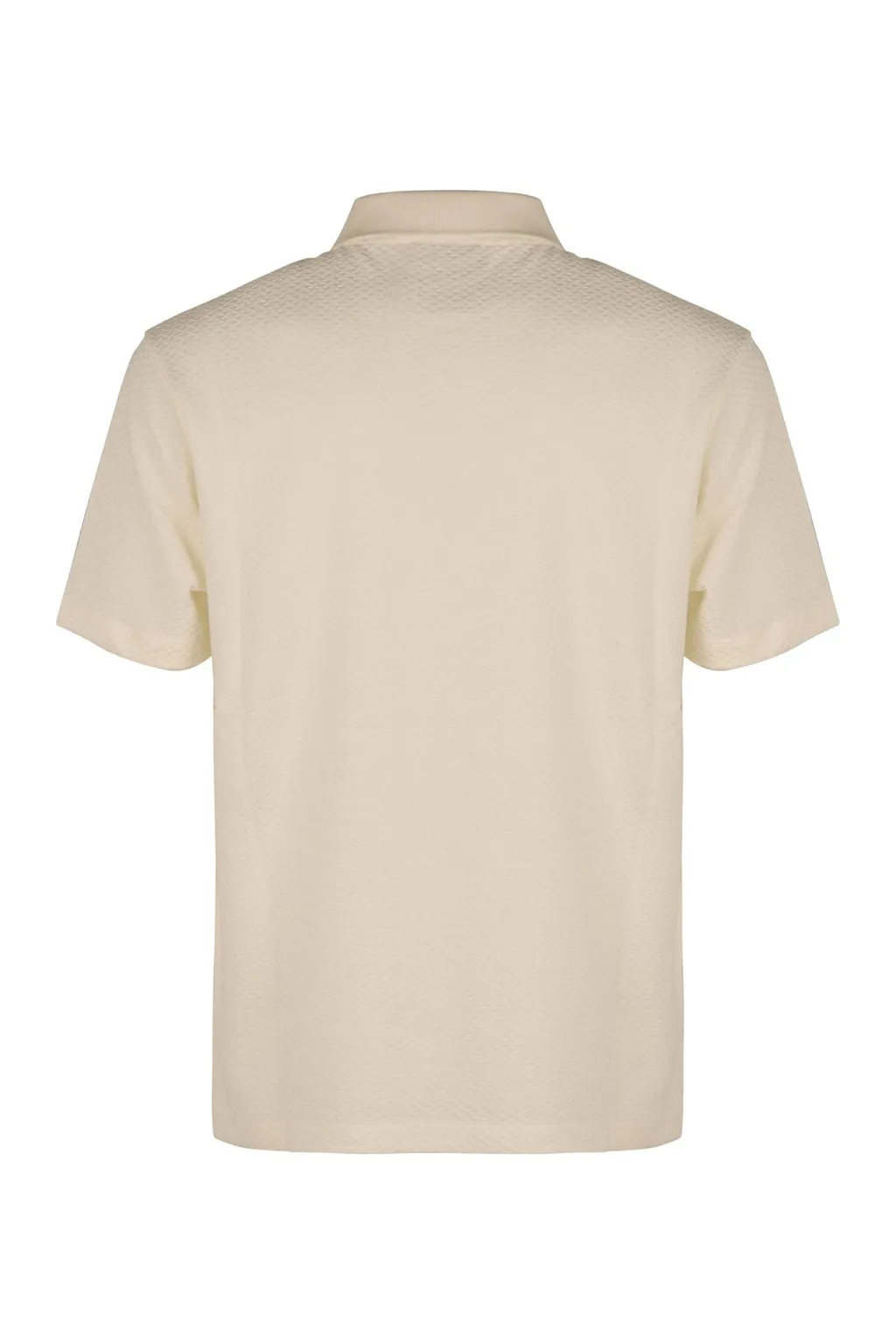 Emporio Armani Logo Embroidered Short Sleeved Polo Shirt