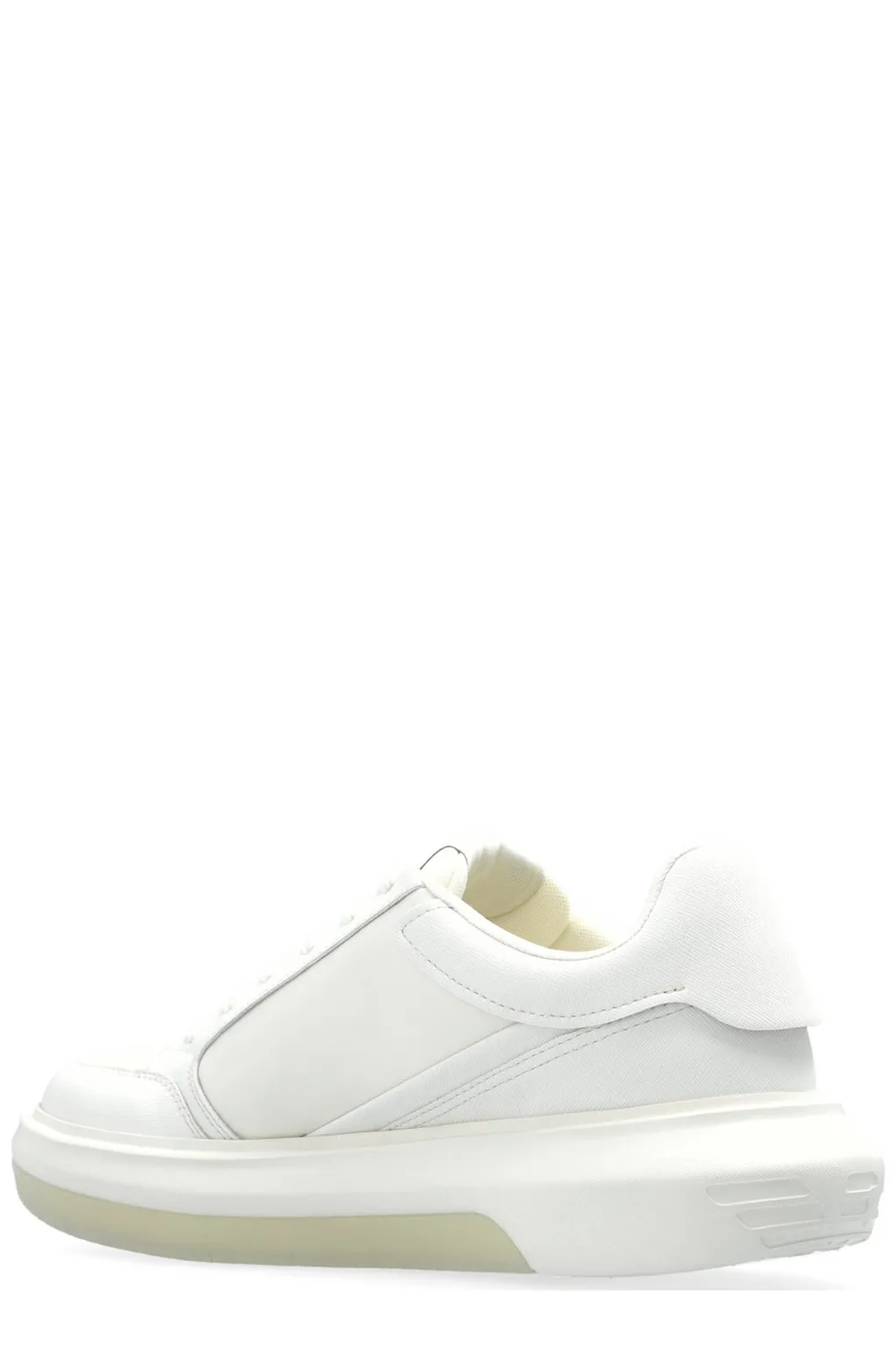 Emporio Armani Logo Plaque Lace-Up Sneakers