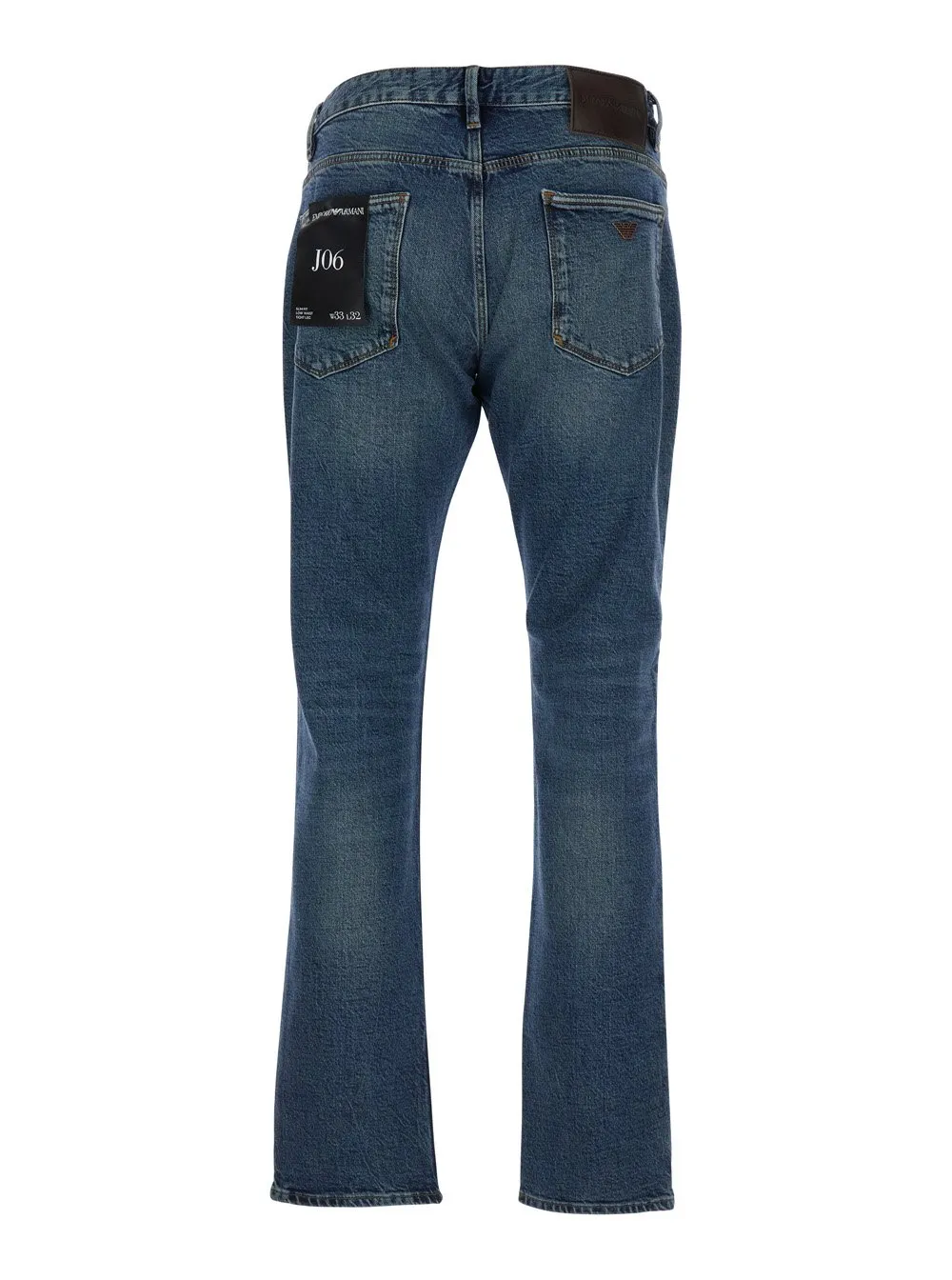 Emporio Armani J06 Slim-Fit Washed Denim Jeans