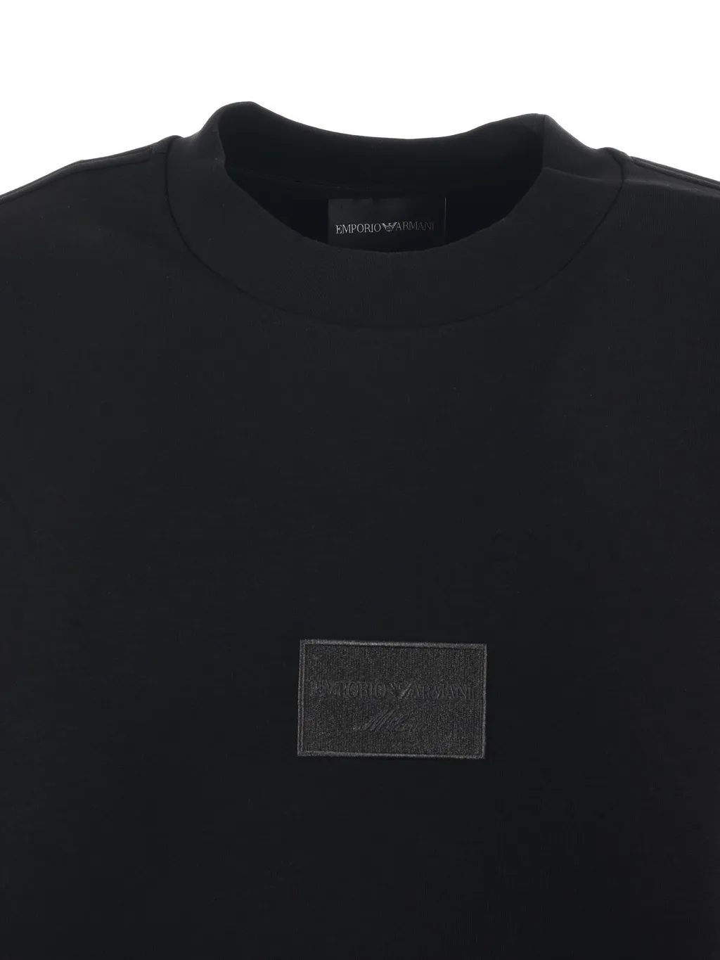 Emporio Armani Logo Embroidered Crewneck Sweatshirt