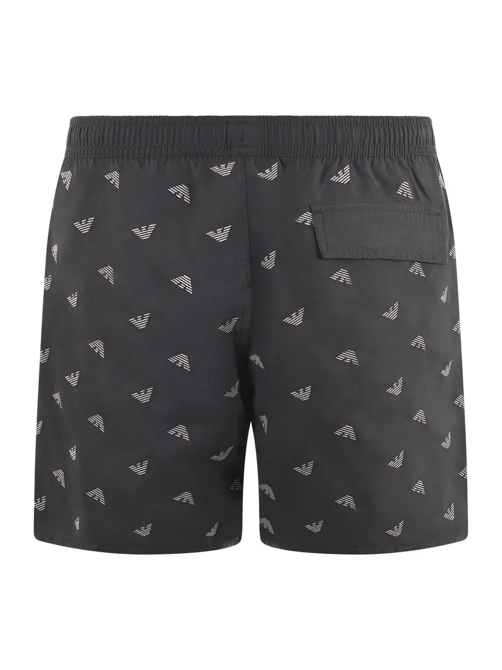 Emporio Armani Logo-Printed Drawstring Swim Shorts