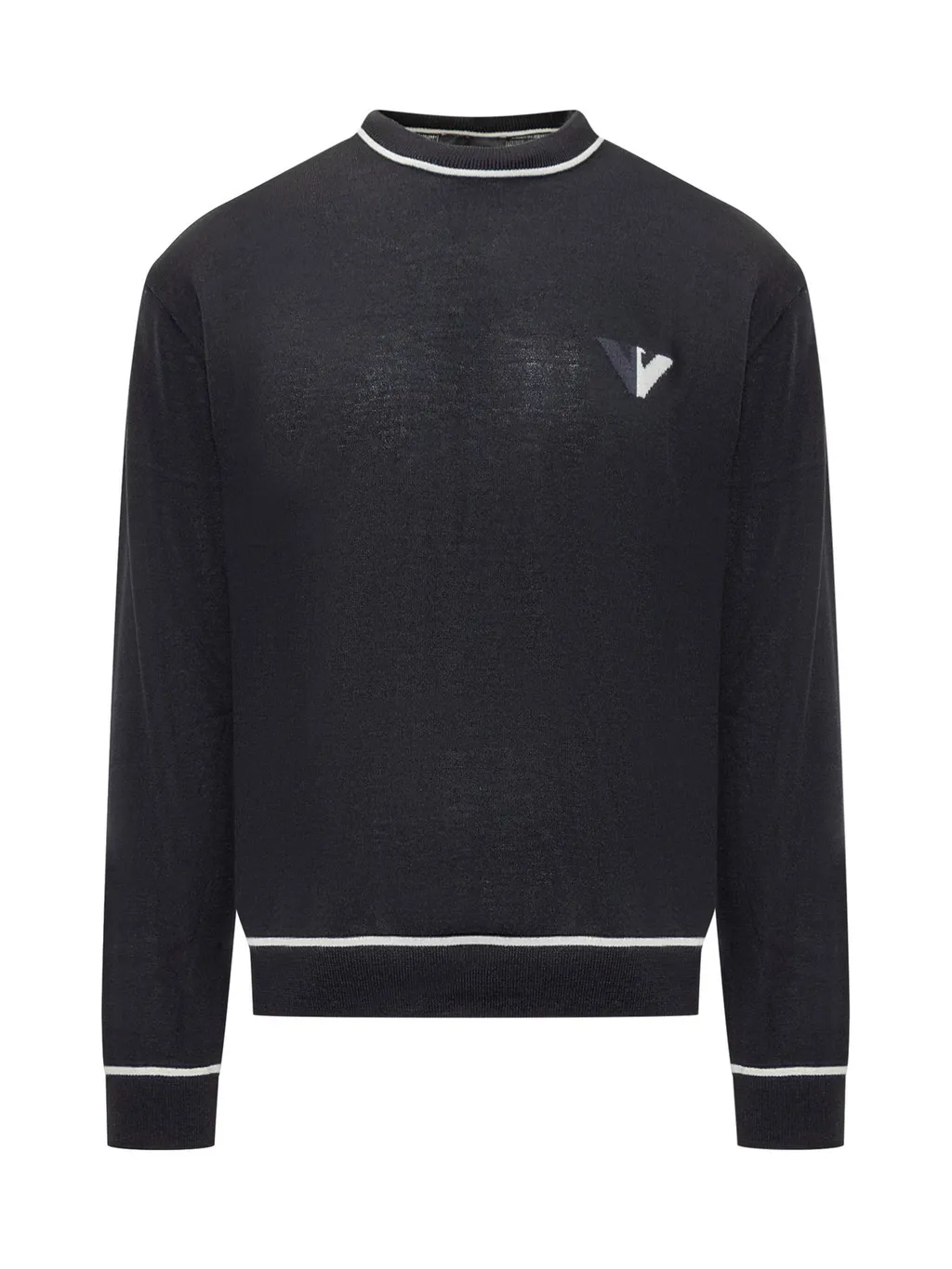 Emporio Armani Eagle Jacquard Crewneck Jumper