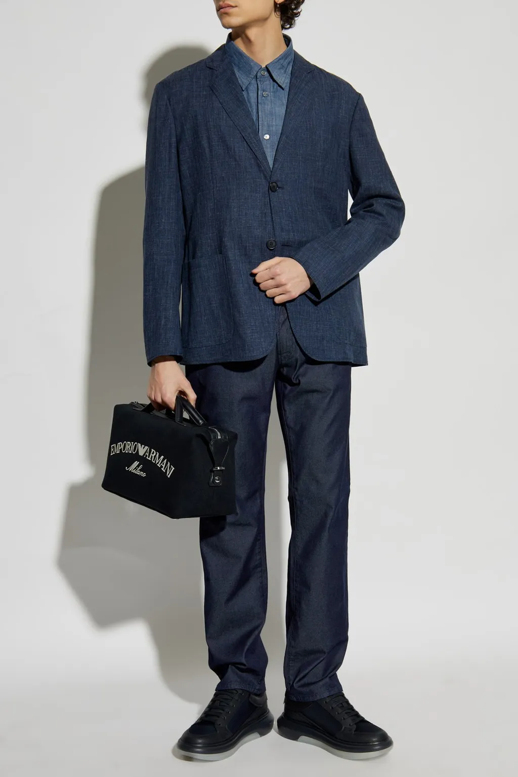 Emporio Armani Shirt With Embroidered Logo