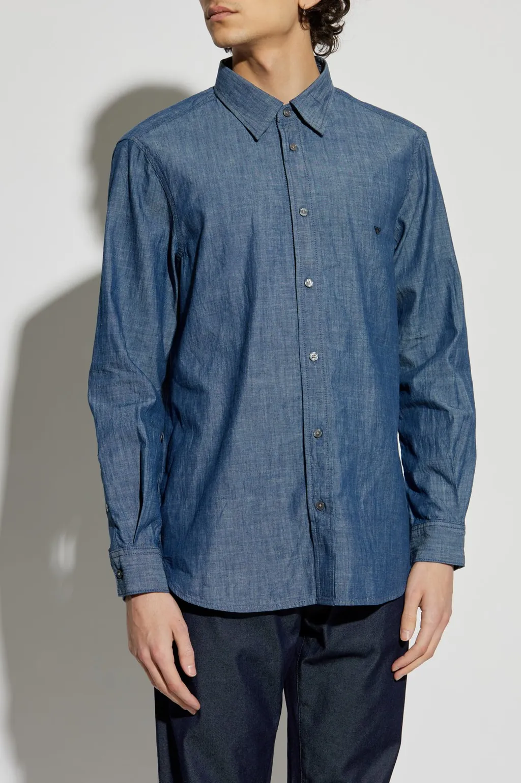 Emporio Armani Shirt With Embroidered Logo