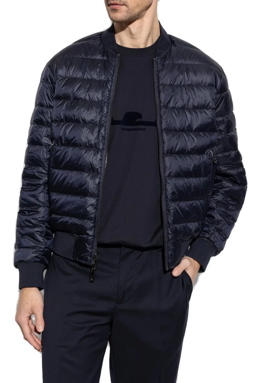 Emporio Armani Zip-Up Reversible Jacket
