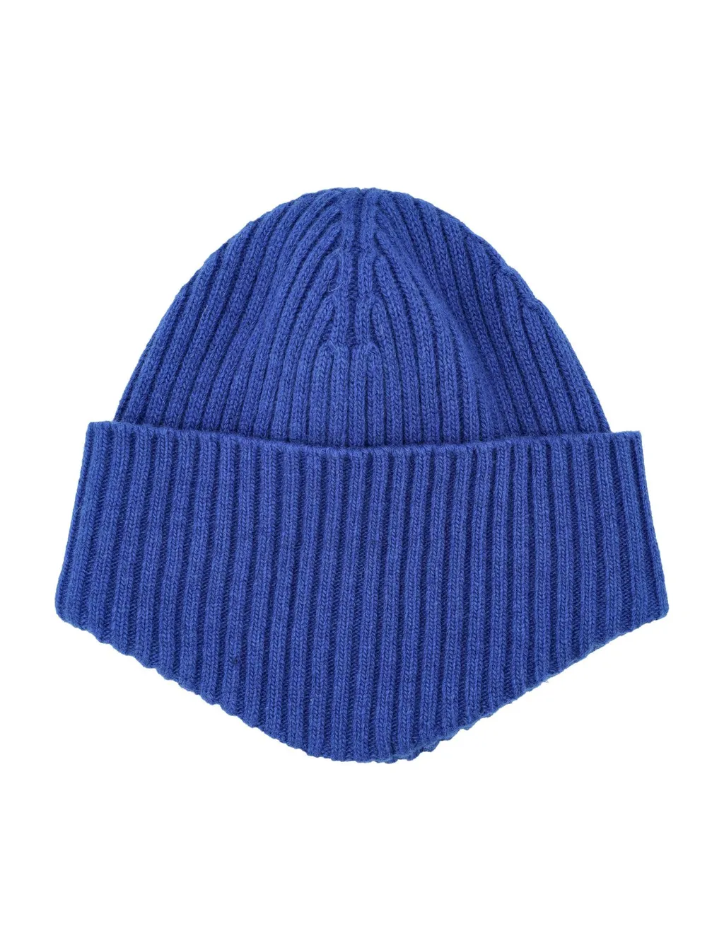 Emporio Armani Logo Patch Ribbed-Knit Beanie