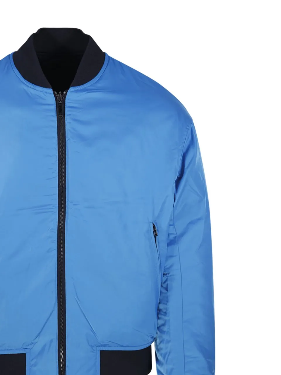 Emporio Armani Chevron-Quilted Zipped Reversible Jacket