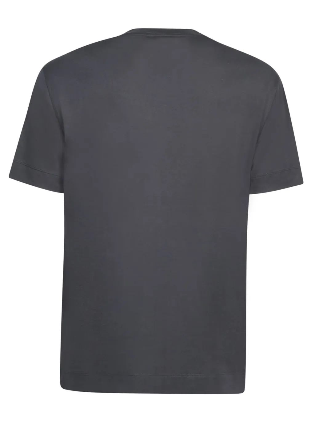 Emporio Armani Logo Embroidered Crewneck T-Shirt