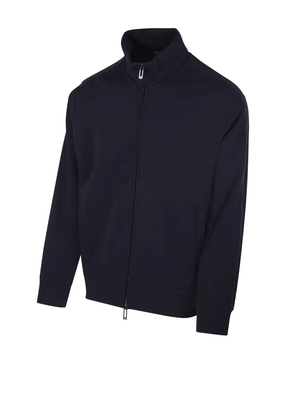 Emporio Armani High-Neck Zipped Sweatshirt