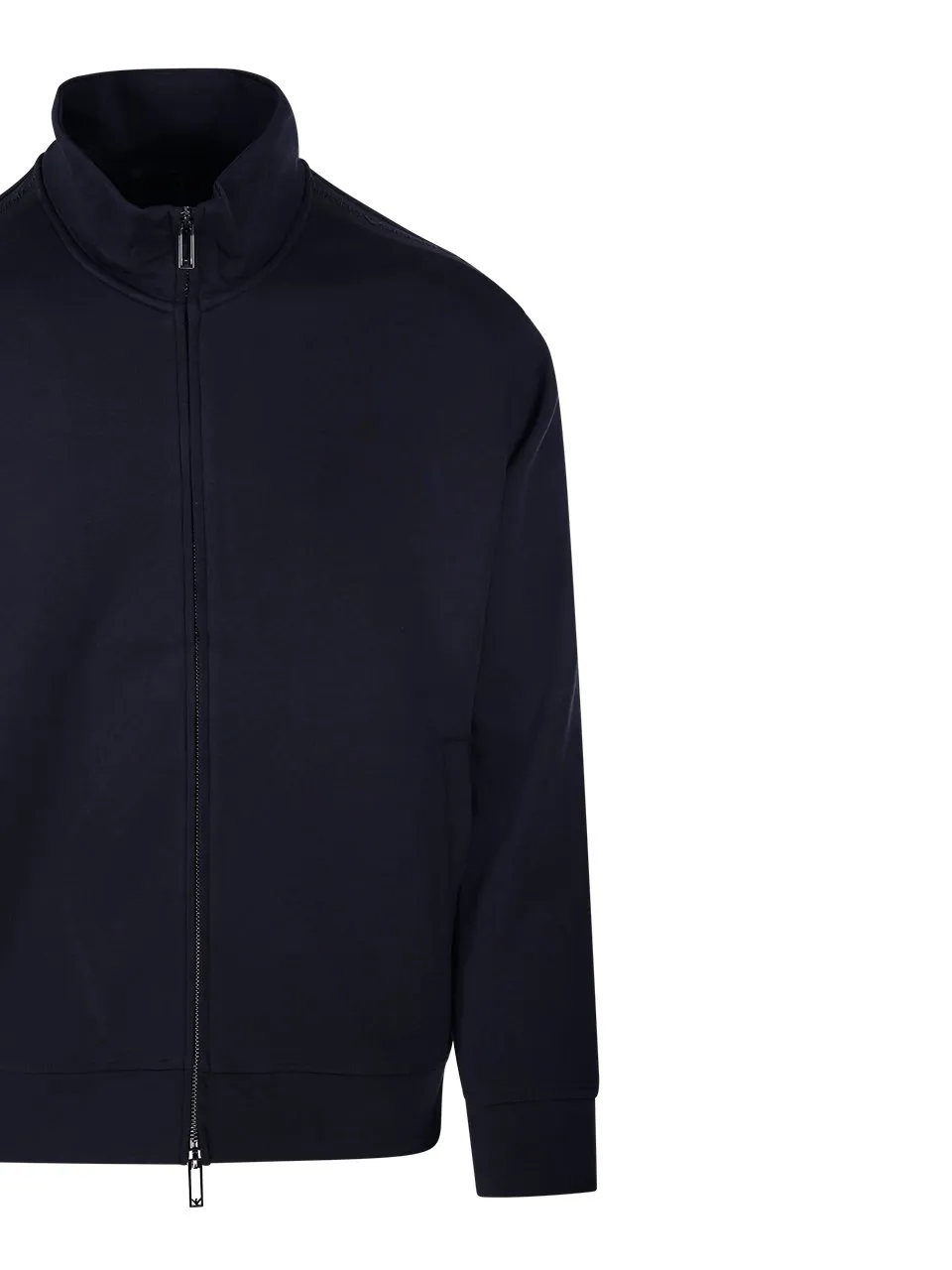 Emporio Armani High-Neck Zipped Sweatshirt