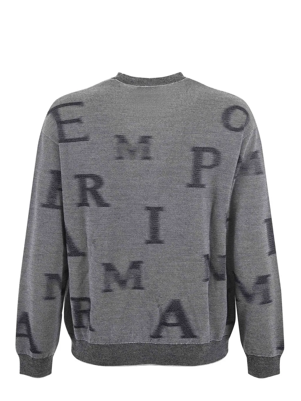 Emporio Armani Monogram Jacquard Crewneck Jumper