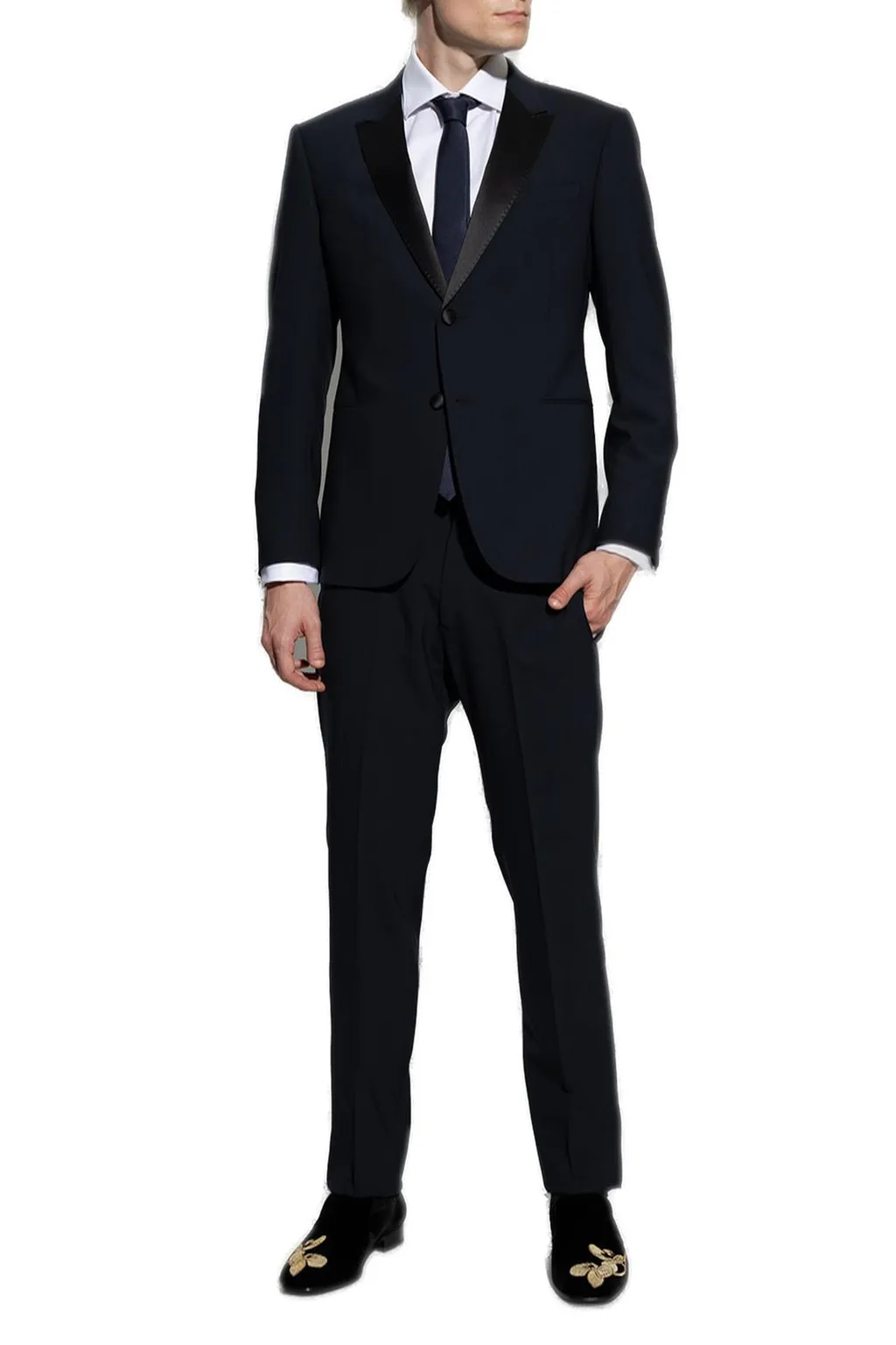 Emporio Armani Peak-Lapels Single-Breasted Suit