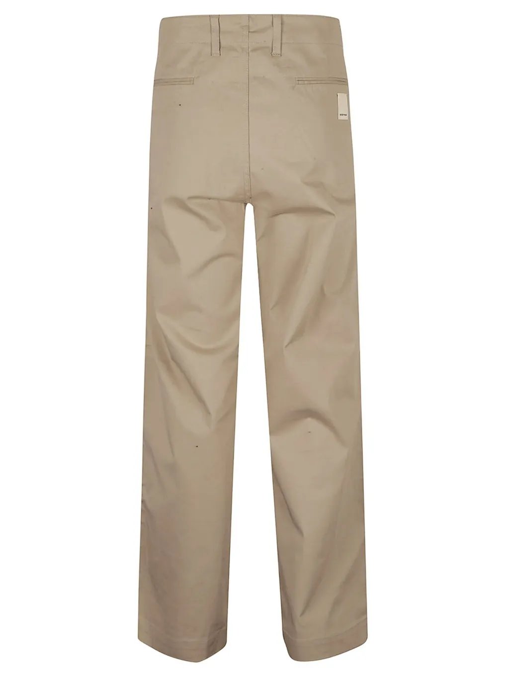 Emporio Armani Logo Patch Straight-Leg Trousers