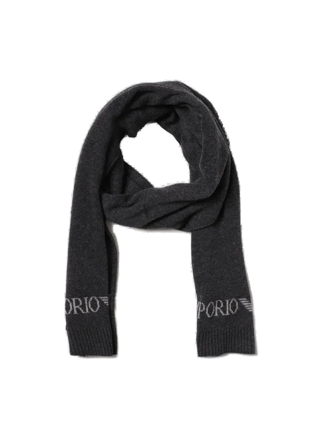 Emporio Armani Logo-Jacquard Scarf And Hat Set