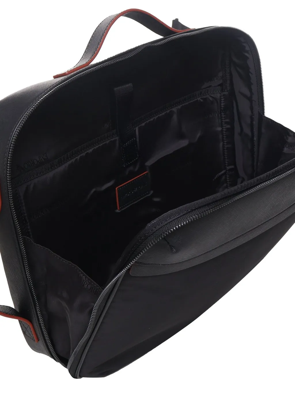 Emporio Armani Logo-Patch Zipped Briefcase
