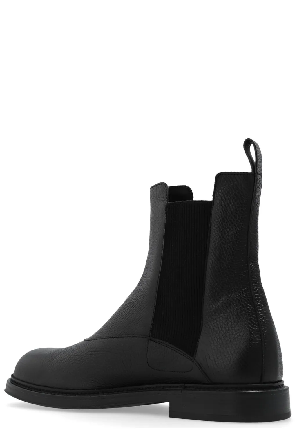 Emporio Armani Round-Toe Ankle Boots
