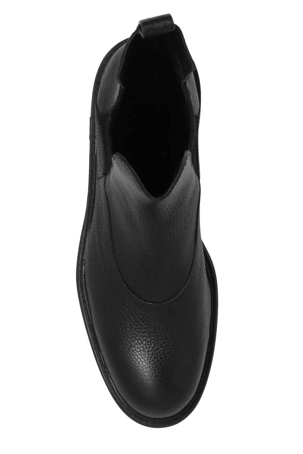 Emporio Armani Round-Toe Ankle Boots