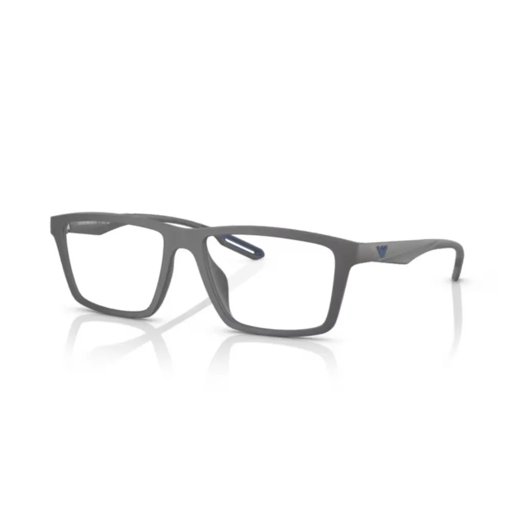 Emporio Armani Rectangle-Frame Clip-On Glasses