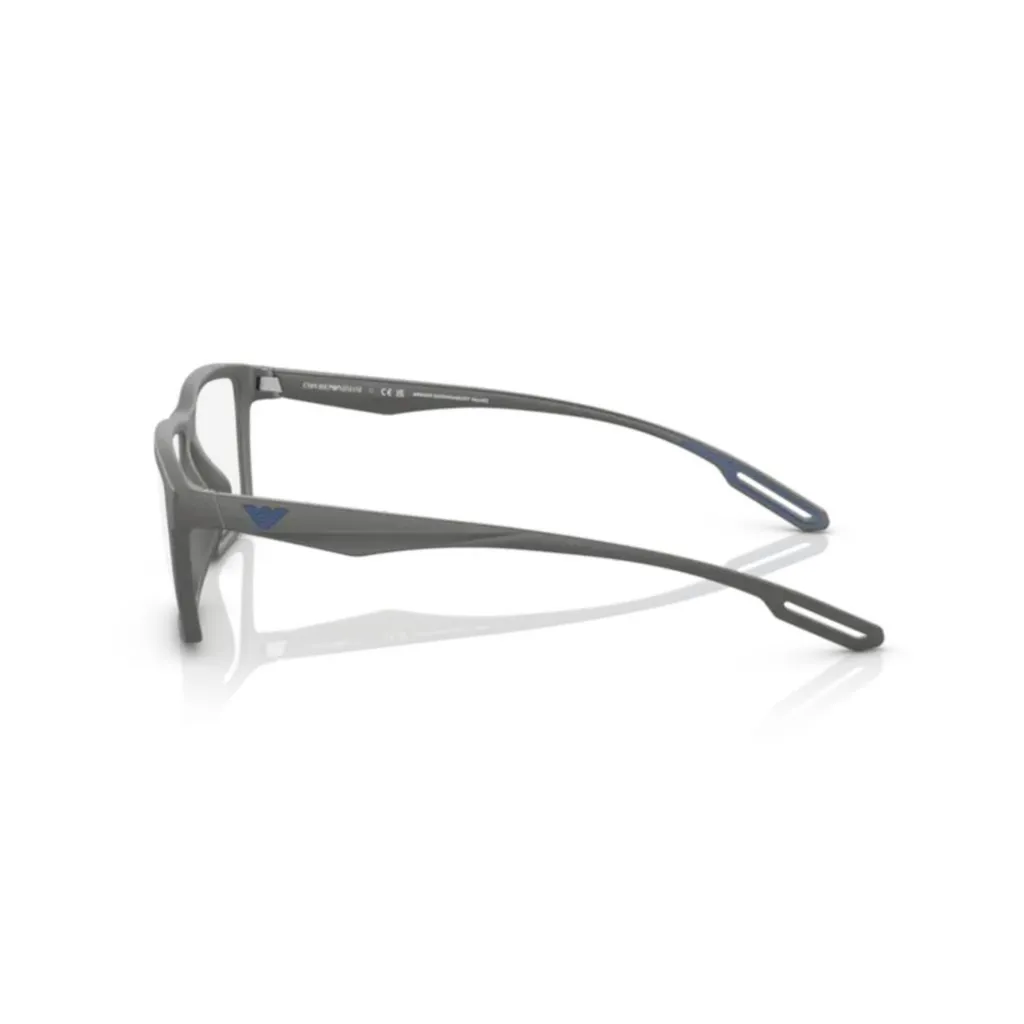 Emporio Armani Rectangle-Frame Clip-On Glasses