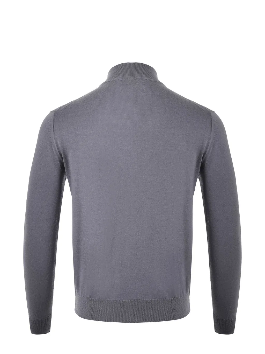 Emporio Armani High-Neck Zipped Cardigan