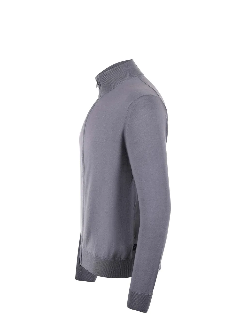 Emporio Armani High-Neck Zipped Cardigan