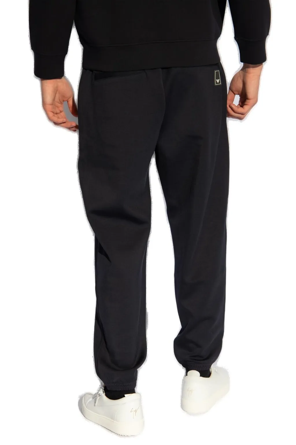 Emporio Armani Straight-Leg Drawstring Track Trousers