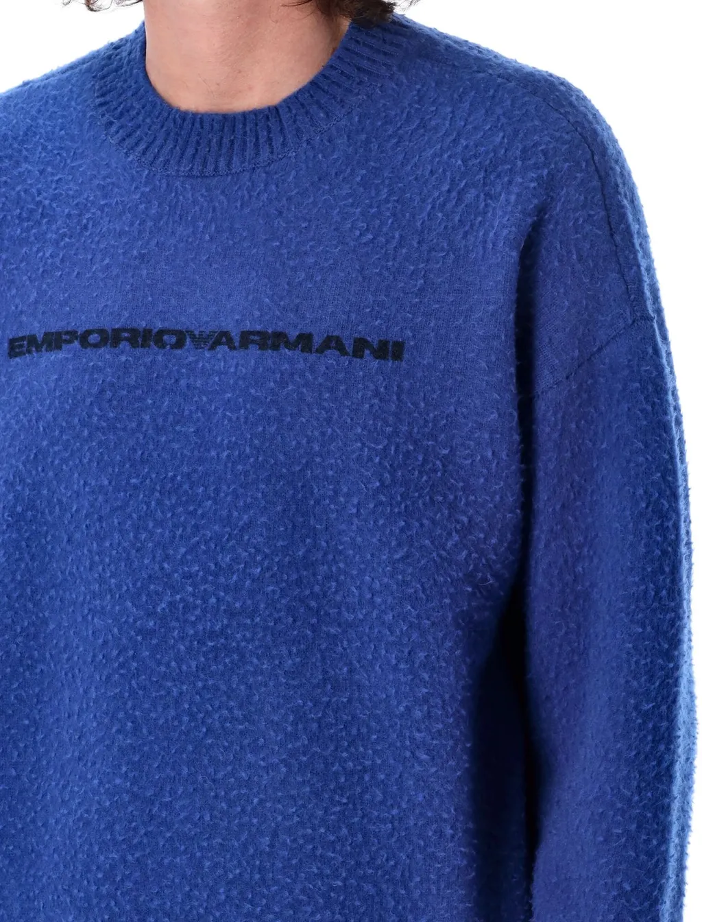 Emporio Armani Logo Printed Crewneck Jumper