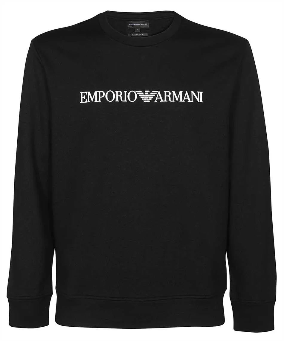 Emporio Armani Logo Printed Crewneck Sweatshirt