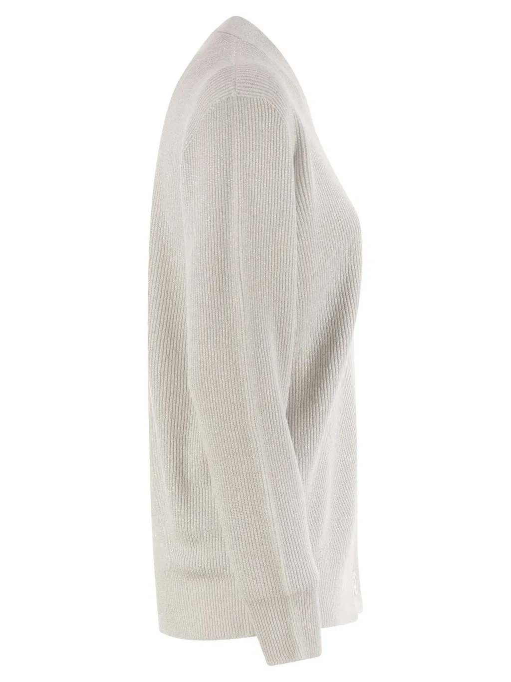 Fabiana Filippi V-Neck Ribbed Cardigan