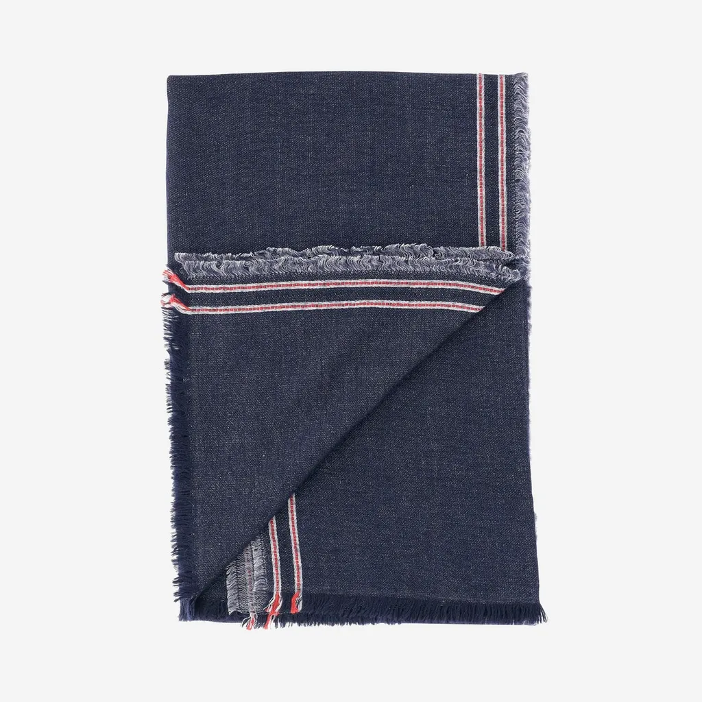 Faliero Sarti Embroidered Frayed Scarf