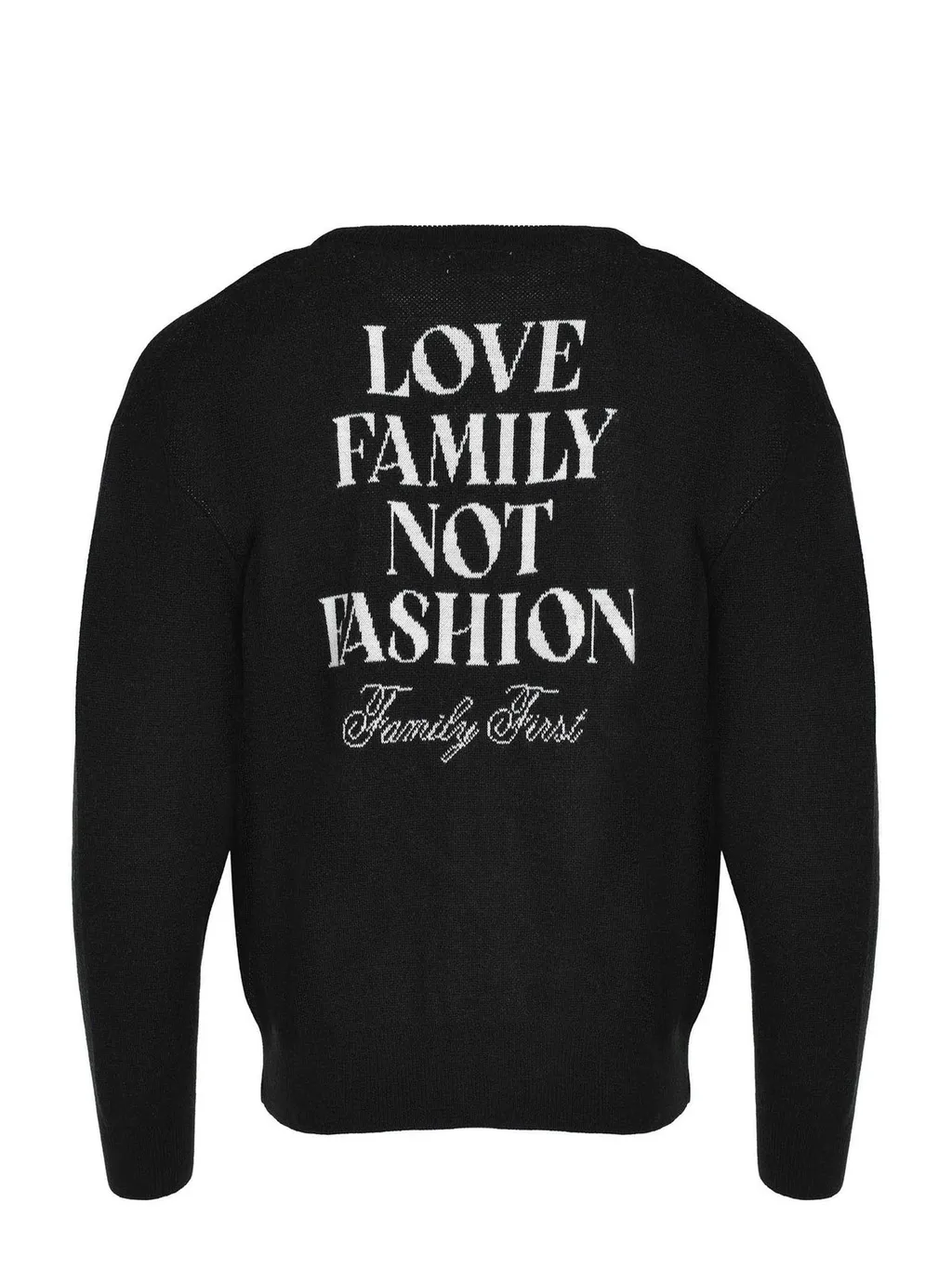 Family First Embroidered Cardigan
