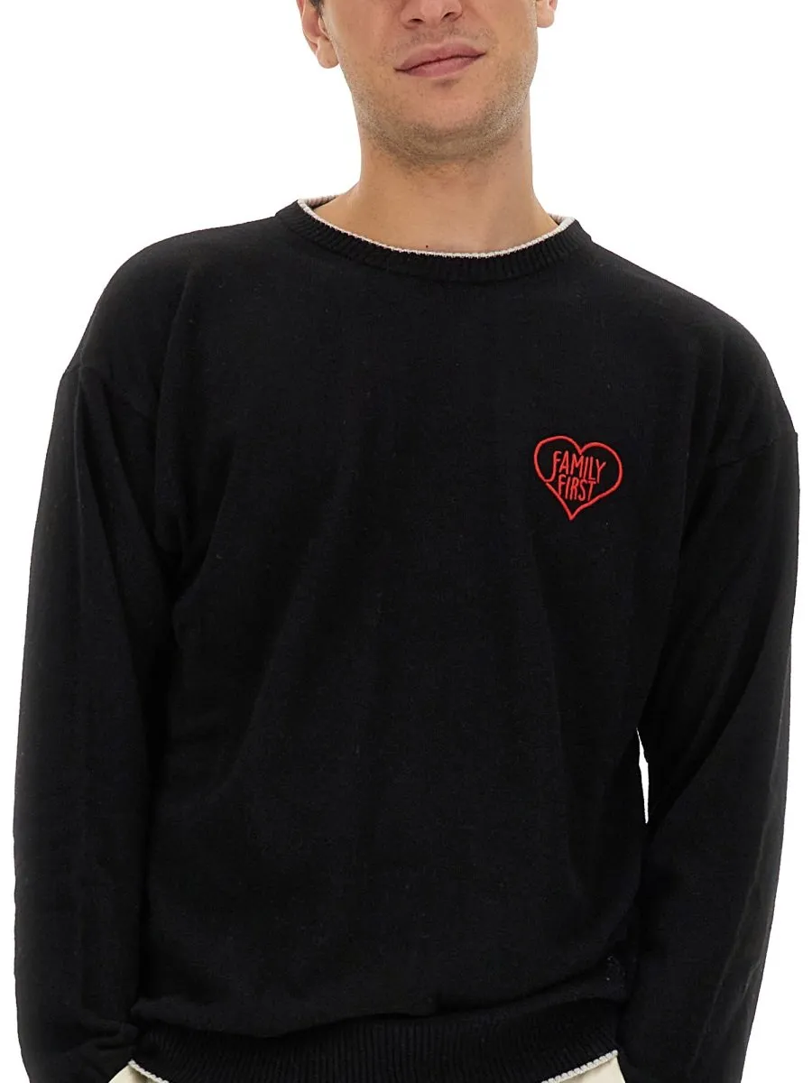 Family First Logo Emblem Sweater