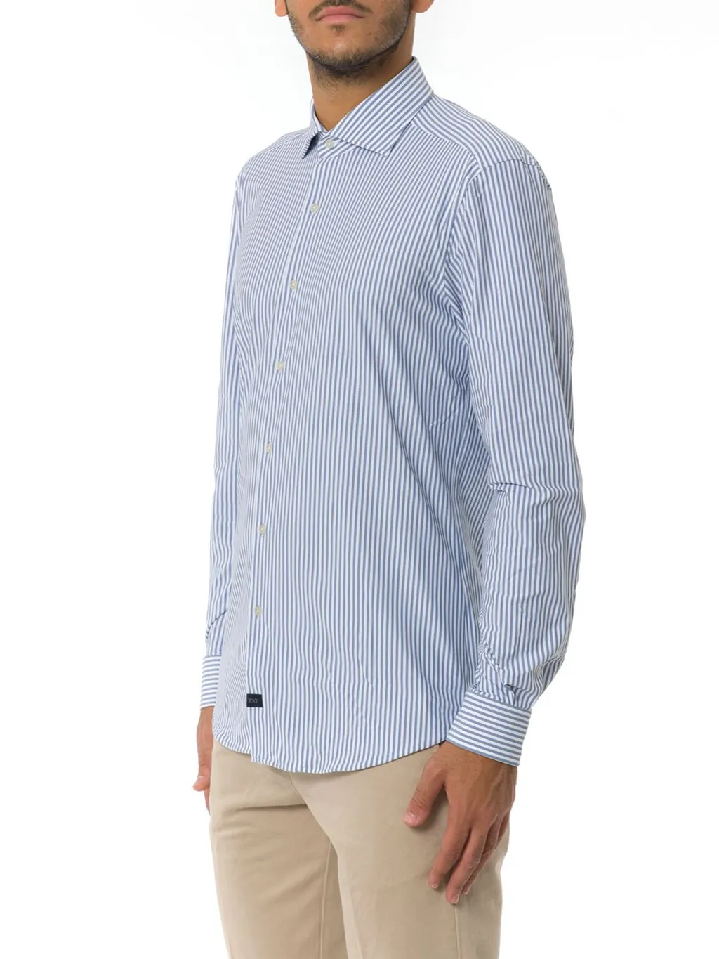 Fay Buttoned Striped Shirt